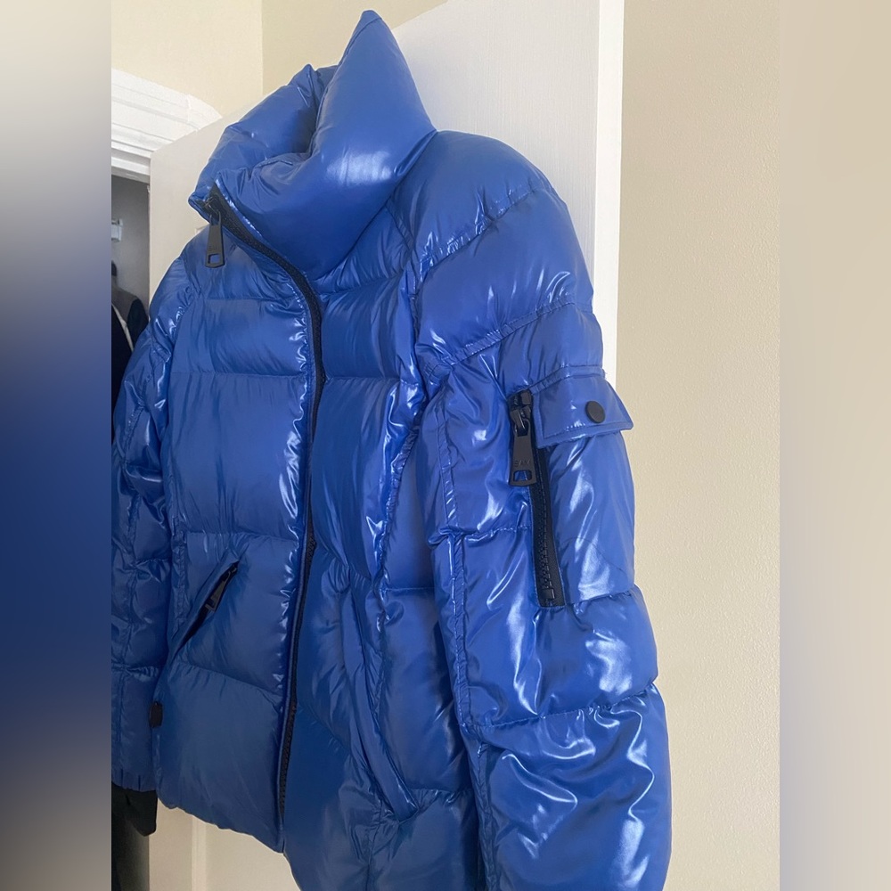 Sam. Freestyle Down Puffer Jacket - Large - Wave … - image 4